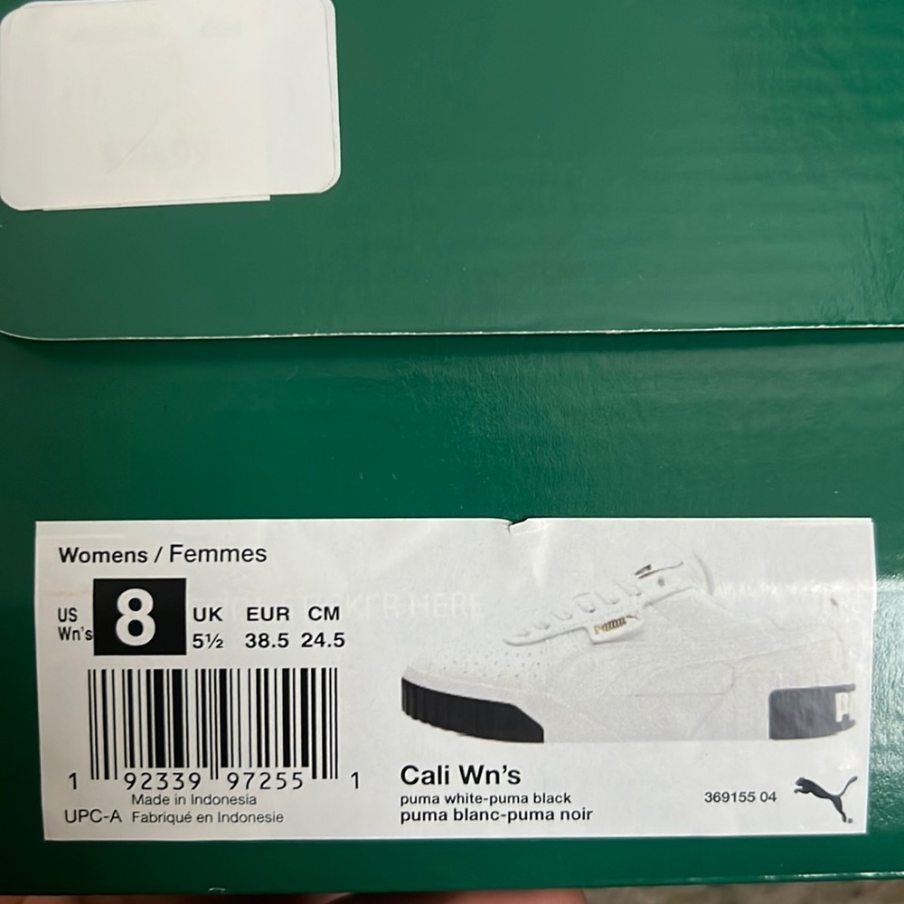 Puma Cali Womens Sneakers, Size 8. - Picture 3 of 3